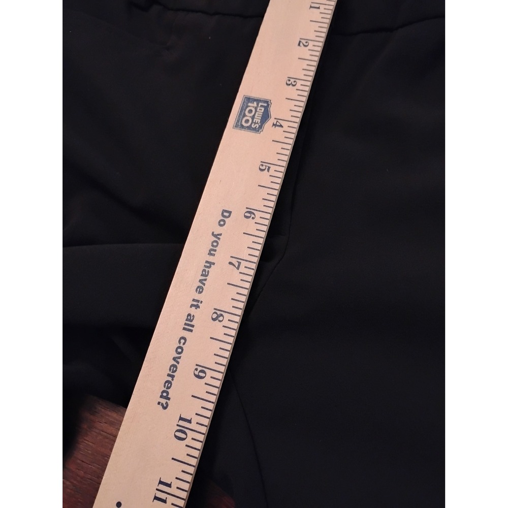 Jessica Petite Black Straight Leg Dress Pants Trousers Size 4P - Picture 6 of 7